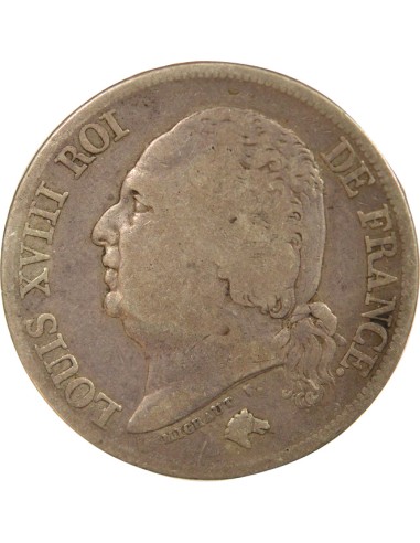 Louis XVIII 2 francs Argent 1822 A - Paris