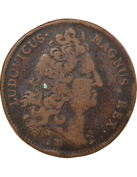 Samaritaine 1 jeton Cuivre 1715