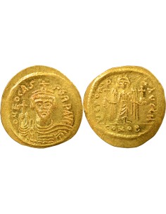 Empire Byzantin Phocas Classe IIIa 1 solidus Or 603-607 Constantinople