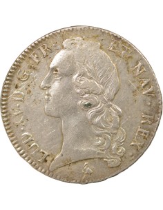 Louis XV Au Bandeau 1 ecu Argent 1764 A - Paris 2