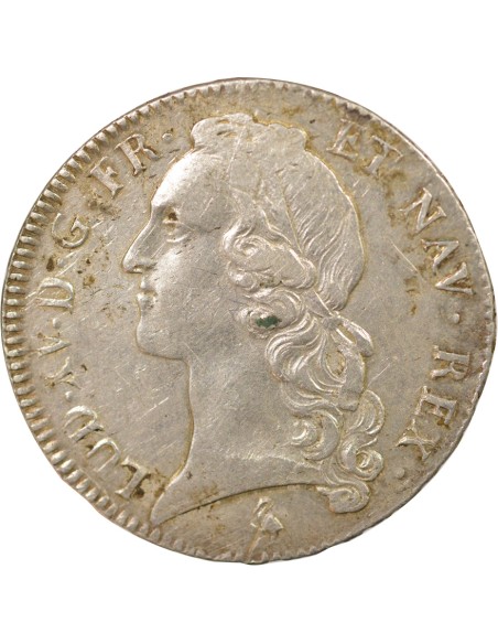 Louis XV Au Bandeau 1 ecu Argent 1764 A - Paris