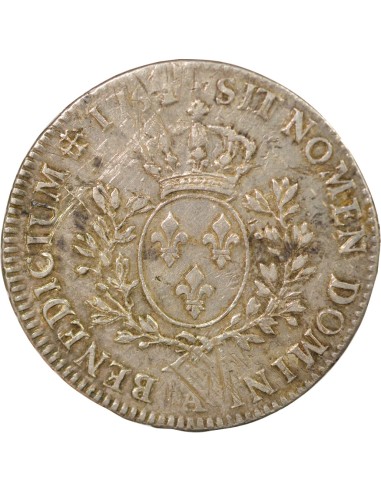 Louis XV Au Bandeau 1 ecu Argent 1764 A - Paris