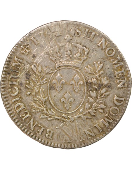 Louis XV Au Bandeau 1 ecu Argent 1764 A - Paris