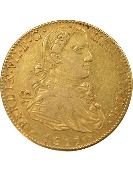 Chili Ferdinand VII 8 escudos Or 1811 Mo Mexico City