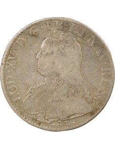 Louis XV Au Buste Habillé 1 ecu Argent 1737 L Bayonne 2