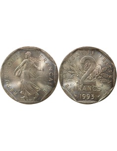 Semeuse  2 francs Nickel 1993 Pessac