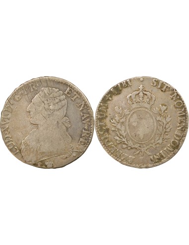 Louis XVI Au Buste Habillé 1 écu Argent 1781 I Limoges