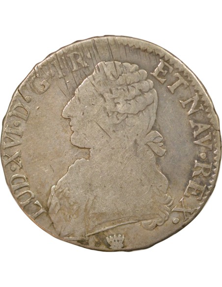 Louis XVI Au Buste Habillé 1 écu Argent 1781 I Limoges