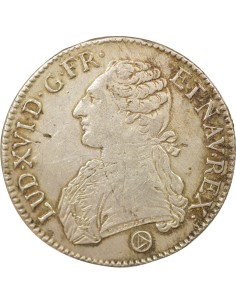 Louis XVI Au Buste Habillé 1 écu Argent 1775 Q Perpignan 2