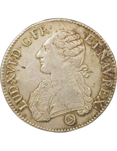 Louis XVI Au Buste Habillé 1 écu Argent 1775 Q Perpignan