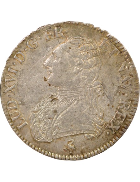 Louis XVI Au Buste Habillé 1 écu Argent 1775 A - Paris