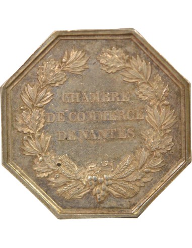 Chambre de Commerce de Nantes 1 jeton Argent 1845-1879