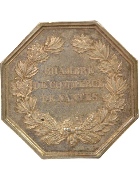 Chambre de Commerce de Nantes 1 jeton Argent 1845-1879