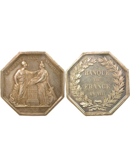 Banque de France 1 jeton Argent Après 1879