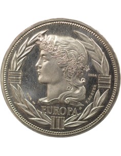 Europa 1 ecu Platine 1987 A Paris 2