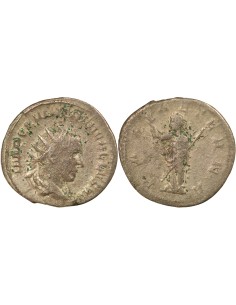 Rome Empire Trébonien Galle Pax debout 1 antoninien Billon 252 R Rome