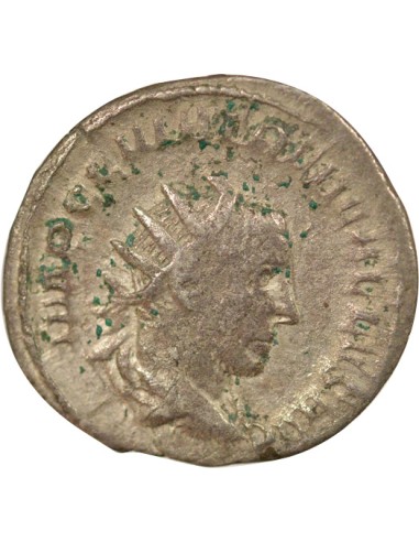 Rome Empire Trébonien Galle Pax debout 1 antoninien Billon 252 R Rome