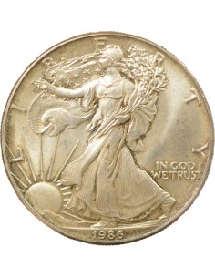 USA American Silver Eagle 1 Dollar Argent 1986 S San Francisco 2