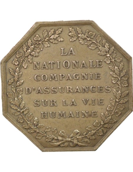 Compagnie Nationale d'Assurances sur la Vie 1 jeton Argent 1830