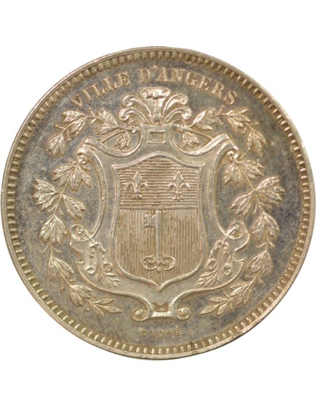 Caisse d'Epargne d'Angers 1 jeton Argent Poinçon Corne (après 1879)