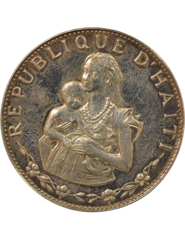 Haïti Femme & Enfant 50 gourdes Argent 1973 Ottawa