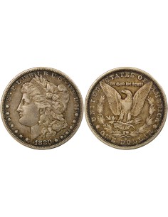 Etats Unis d'Amérique Morgan 1 Dollar Argent 1880 S San Francisco