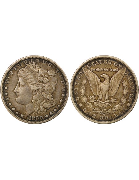 Etats Unis d'Amérique Morgan 1 Dollar Argent 1880 S San Francisco