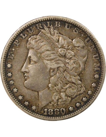 Etats Unis d'Amérique Morgan 1 Dollar Argent 1880 S San Francisco