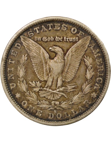 Etats Unis d'Amérique Morgan 1 Dollar Argent 1880 S San Francisco