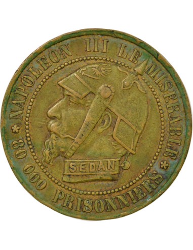 Napoléon III Défaite de Sedan Bronze 1870