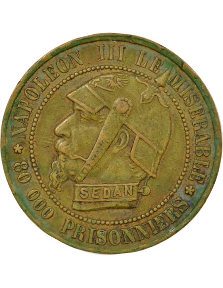 Napoléon III Défaite de Sedan Bronze 1870