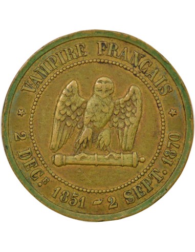 Napoléon III Défaite de Sedan Bronze 1870
