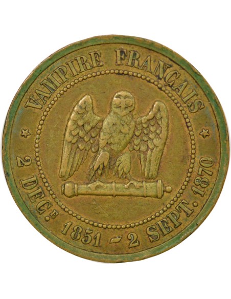 Napoléon III Défaite de Sedan Bronze 1870