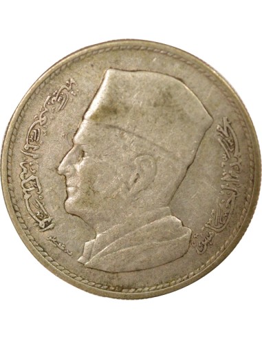 Maroc Mohammed V du Maroc 1 dirham Argent 1960 A Paris