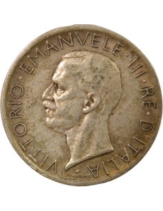 Italie Vittorio Emanuele III 5 lire Argent 1928 R Rome 2