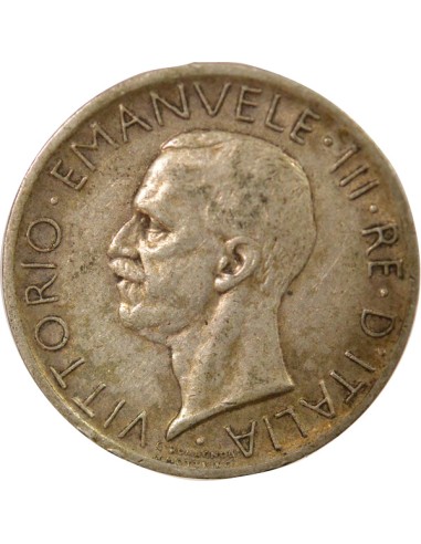 Italie Vittorio Emanuele III 5 lire Argent 1928 R Rome