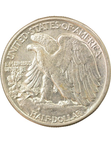 USA Walking Liberty 1/2 Dollar Argent 1942 Philadelphie