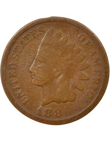 3e Type 1 cent Bronze 1886 Philadelphie