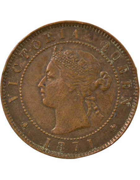 Reine 1 cent Bronze 1871 H Heaton