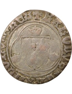 Charles VIII A la Couronne 1 blanc Billon 1488-1498 F Angers 2