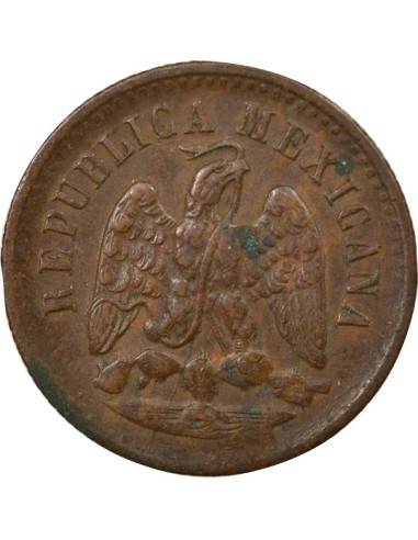 Mexique 1 centavo Cuivre 18956 Mo Mexico City