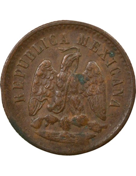 Mexique 1 centavo Cuivre 18956 Mo Mexico City