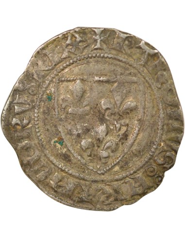 4e Emission 1 blanc guénar Billon 1380-1422 Tournai