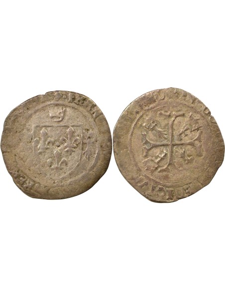 François Ier 2e Type 1 blanc Billon 1522-1540 9 Rennes