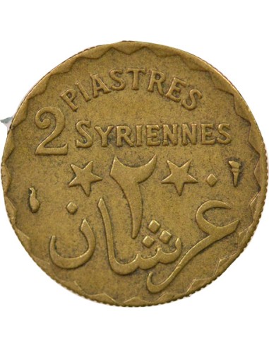 Liban 2 piastres Bronze-Alu 1924 A Paris