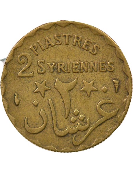 Liban 2 piastres Bronze-Alu 1924 A Paris