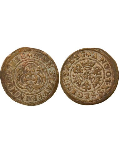 Jeton de Compte 1 jeton Cuivre Nuremberg