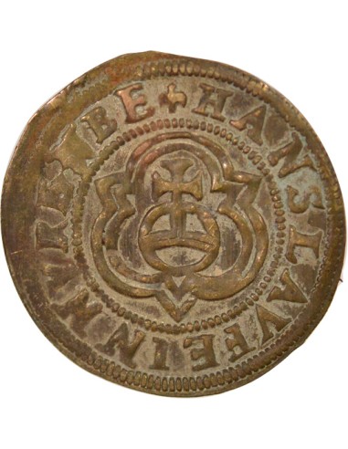 Jeton de Compte 1 jeton Cuivre Nuremberg