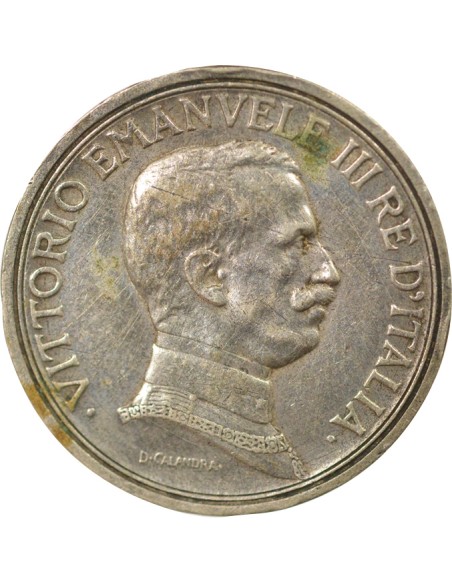 Italie Vittorio Emanuele III 2 lire Argent 1914 R Rome