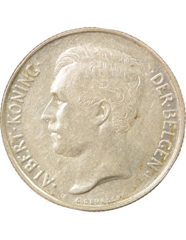 Roi Belge Néerlandais 100 francs Argent 1912 B. Bruxelles